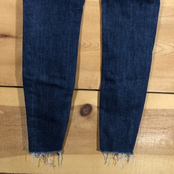 Judy Blue Skinny Fit Ankle Frayed Jeans Womens Size 3/26 Distressed Denim Blue - Picture 11 of 12